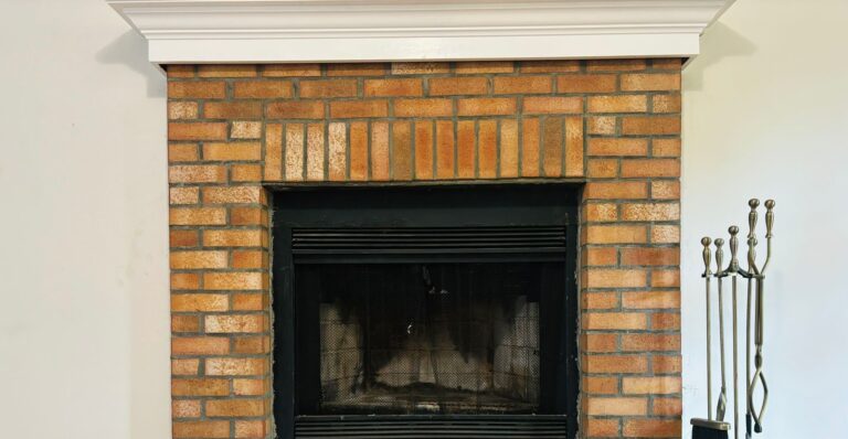 fireplace renovation, brick work for fireplace