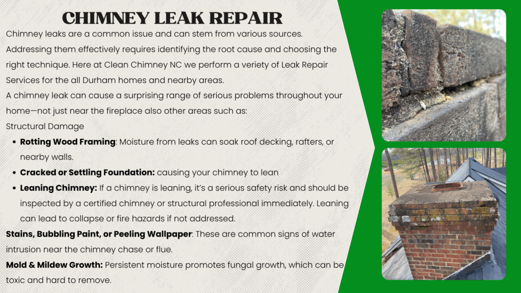 chimney leak repair in durham