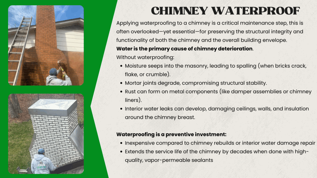 waterproofing for chimney in durham